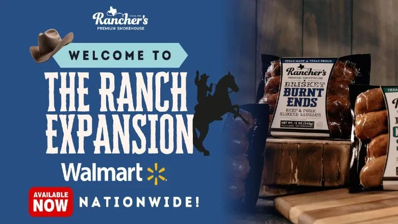 Rancher's Sausage expands retail presence at Walmart