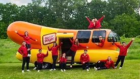 Hotdoggers with the Wienermobile