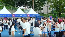 US pork and beef were promoted as “protein-rich supplements” to 2,300 participants at an F45 Track event at Yonsei University’s main stadium in Seoul.