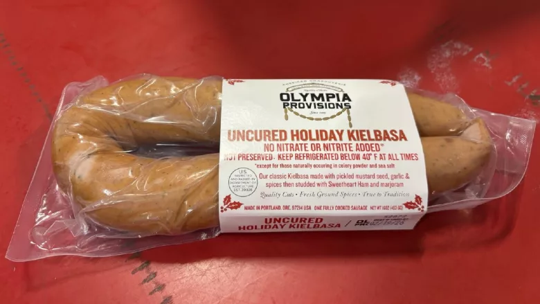 Recalled ready-to-eat kielbasa sausage