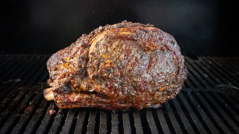 Grilled prime rib