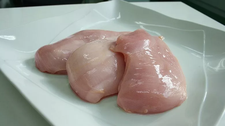 Raw chicken breast