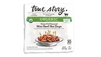 True Story Foods organic grass-fed mini beef hot dogs