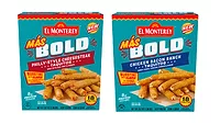 El Monterey Más Bold taquitos in chicken bacon ranch and Philly-style cheesesteak varieties