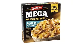 Banquet Mega Breakfast Bowls, sausage and gravy variety