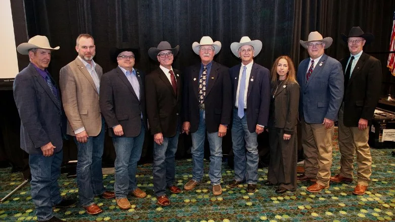 Skye Krebs, Dan Hanrahan, Travis Maddock, Brad Hastings, Kenny Rogers, Buck Wehrbein, Kim Brackett, Gene Copenhaver, Scott Anderson (left to right)