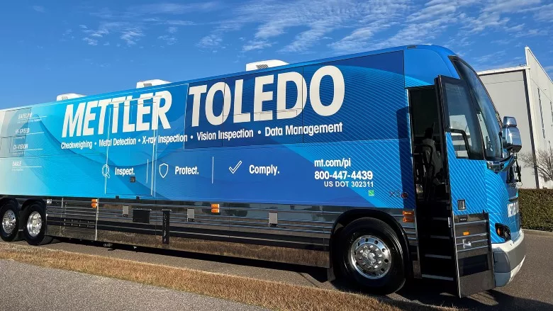 Mettler Toledo Product Inspection Group demo bus