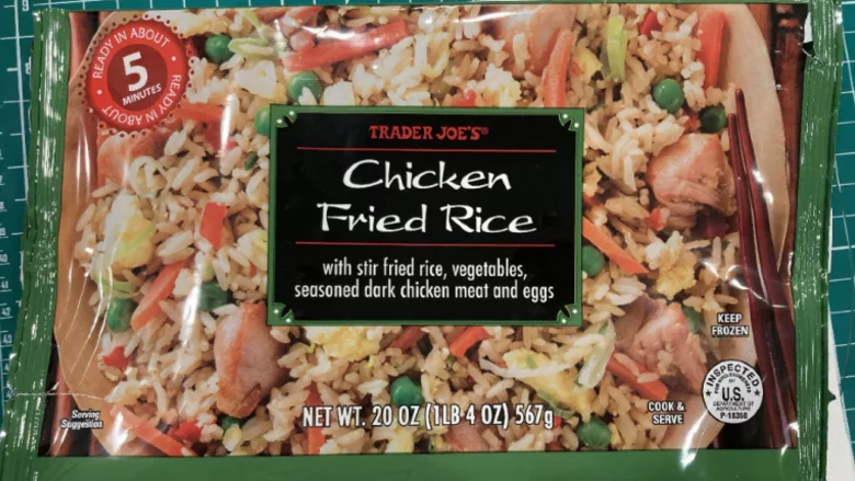 Recalled Ajinomoto Foods North America chicken fried rice product