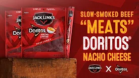 Jack Link's Doritos Nacho Cheese Flavored Beef Jerky Jack Link's Doritos Nacho Cheese Flavored Beef Jerky
