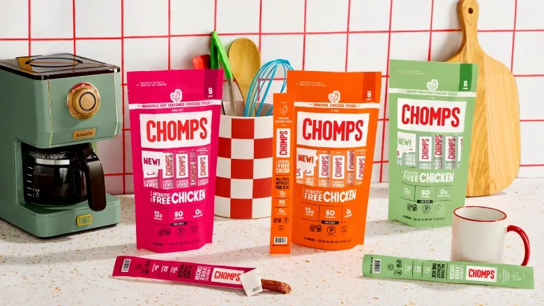 Chomps chicken sticks