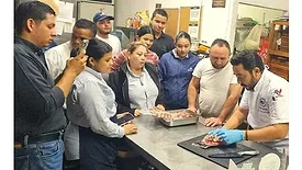 USMEF cutting demonstration