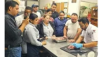 USMEF cutting demonstration