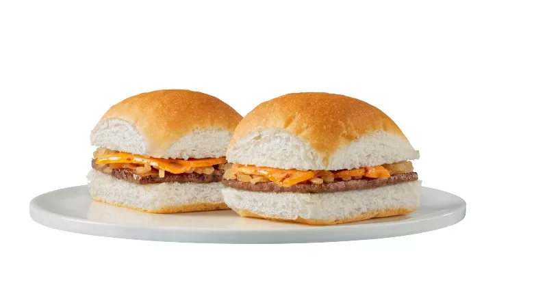 White Castle Cheddar Bacon Cheese Sliders