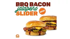 Smalls Sliders BBQ Bacon Jalapeno Slider