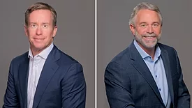Left to right: Aaron Leach, chief commercial and supply chain officer, and Michael Crump, chief operations officer