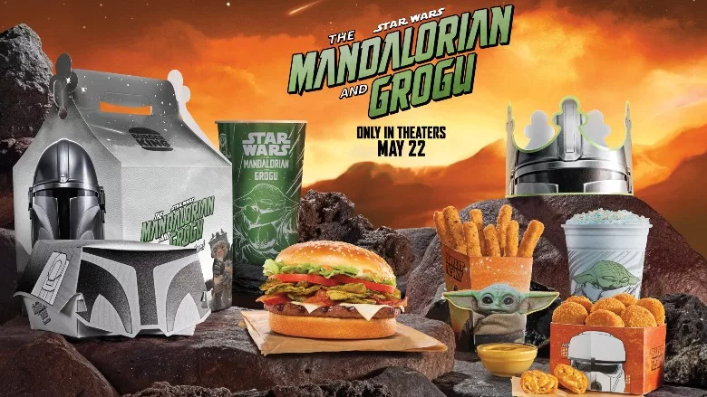 Burger King menu inspired by 'Star Wars: The Mandalorian and Grogu'