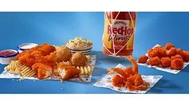 Long John Silver's Frank's Red Hot lineup