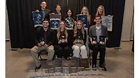 The Texas A&M Poultry Judging team, including the High Individual Overall Winner, Kyle Leibham, and Annalyn Flores, the runner-up. The Texas A&M Poultry Judging team, including the High Individual Overall Winner, Kyle Leibham, and Annalyn Flores, the runner-up.