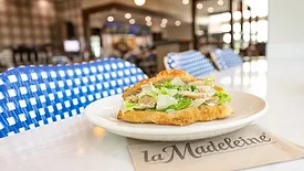 la Madeleine's Chicken Caesar Salade Stuffed Croissant