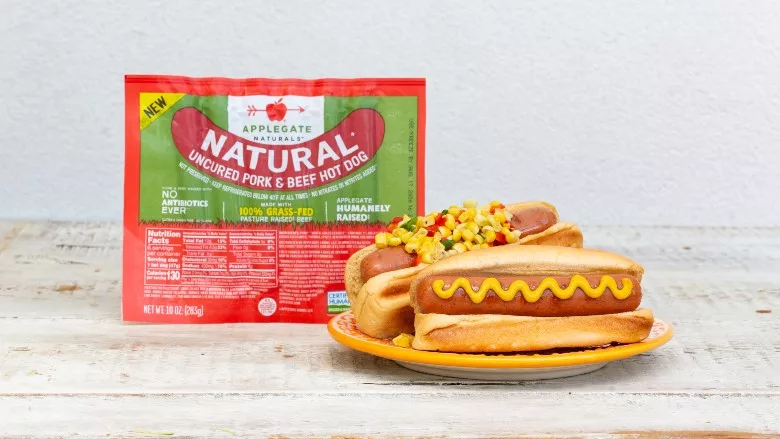 Applegate Naturals Natural Uncured Pork and Beef Hot Dog