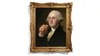 Illustration based on Gilbert Stuart's portrait of George Washington Illustration based on Gilbert Stuart's portrait of George Washington