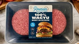 Reunion Foods wagyu burger