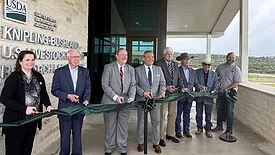 Ribbon cutting for the Knipling-Bushland US Livestock Insects Research Laboratory
