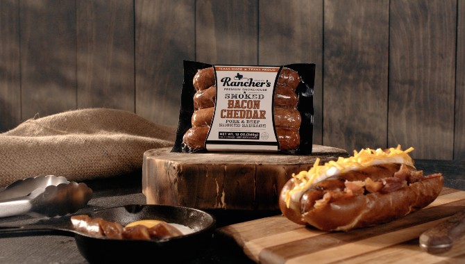 Bacon Cheddar sausage