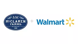 McClaren Farms and Walmart logos