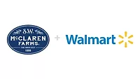 McClaren Farms and Walmart logos