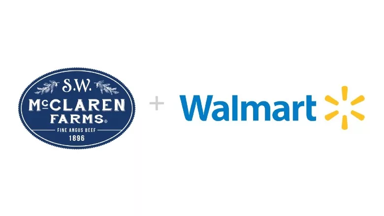 McClaren Farms and Walmart logos