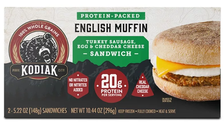 Turkey Sausage Breakfast Sandwich