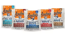 Archer's eight-count Mini Stick line