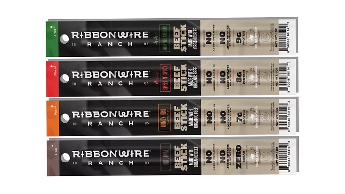 Ribbonwire 100% USDA Certified Organic Beef Stick Ribbonwire 100% USDA Certified Organic Beef Stick