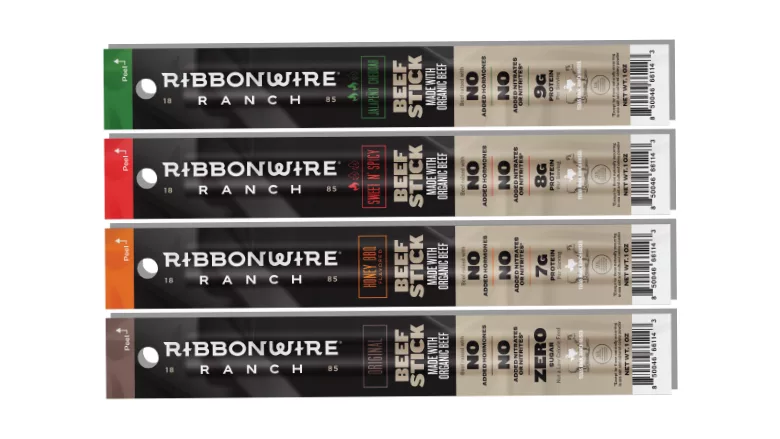 Ribbonwire 100% USDA Certified Organic Beef Stick Ribbonwire 100% USDA Certified Organic Beef Stick