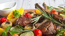 Grilled lamb chops