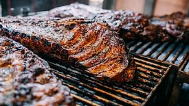 Slow-cooked beef ribs
