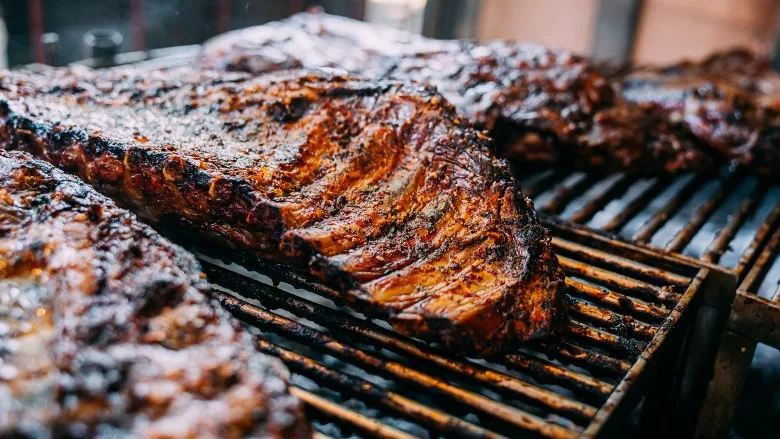 Slow-cooked beef ribs