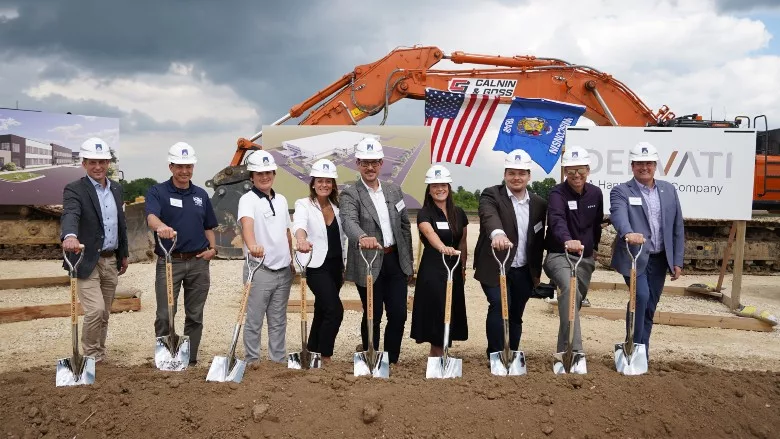 Corporate headquarters groundbreaking