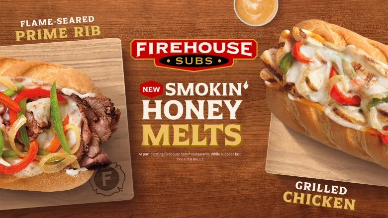 Smokin' Honey Chicken Melt and Smokin' Honey Steak Melt