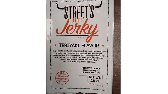 Beef jerky product Beef jerky product