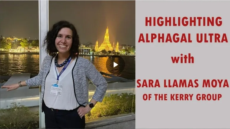 Kerry's Sara Llamas Moya discusses AlphaGal Ultra for poultry and swine producers Kerry's Sara Llamas Moya discusses AlphaGal Ultra for poultry and swine producers