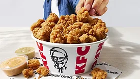KFC Popcorn Chicken Bucket