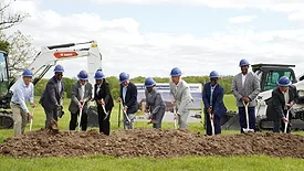Groundbreaking for the new meat science lab at Lincoln University