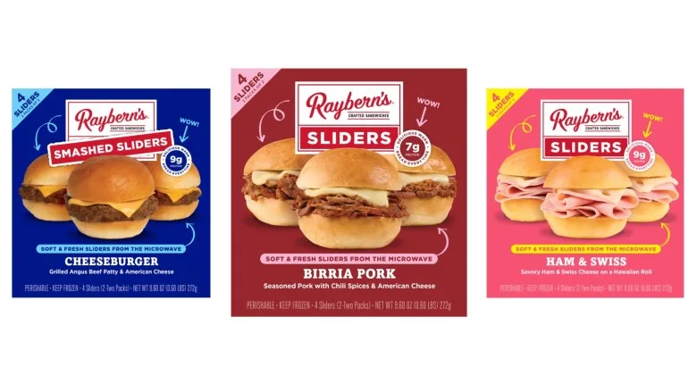 Raybern’s frozen sliders Raybern’s frozen sliders
