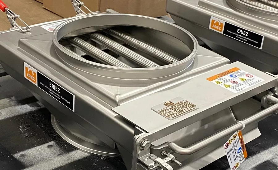 Eriez introduces Easy-to-Clean Round Spout Separators