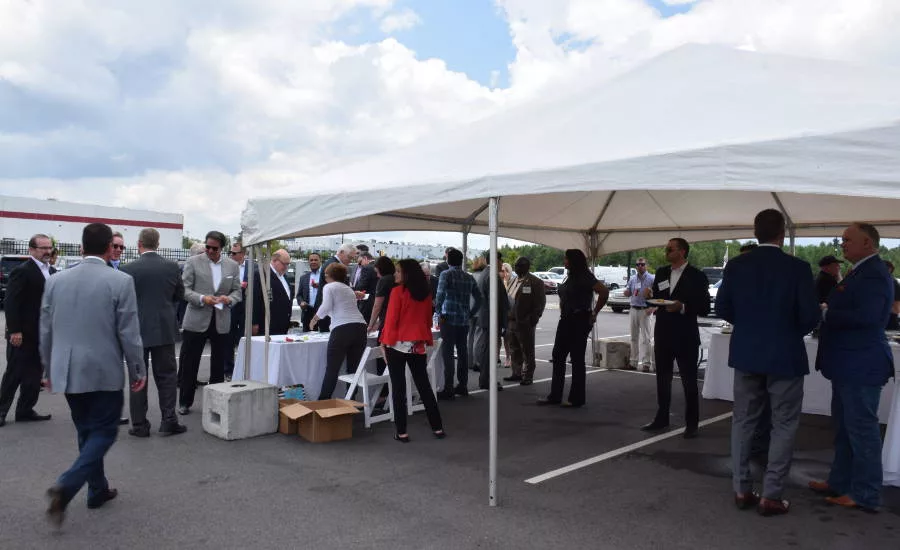 Guests at Golden State Foods' Ribbon-cutting Ceremony