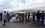 Guests at Golden State Foods' Ribbon-cutting Ceremony