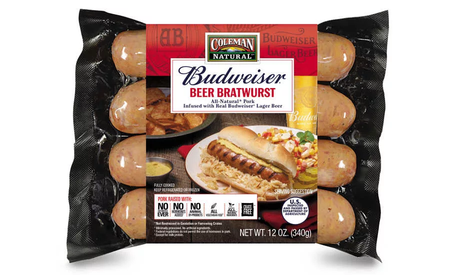 Coleman Budweiser Beer Bratwurst
