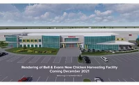 Bell & Evans harvesting facility